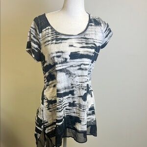 Black and White Women's Top